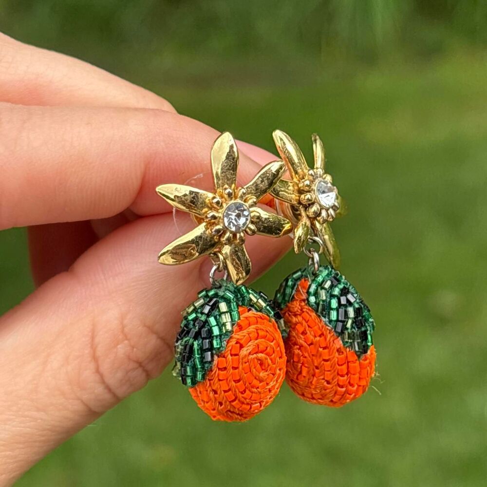 Mignonne Gavigan Positano Orange Earrings